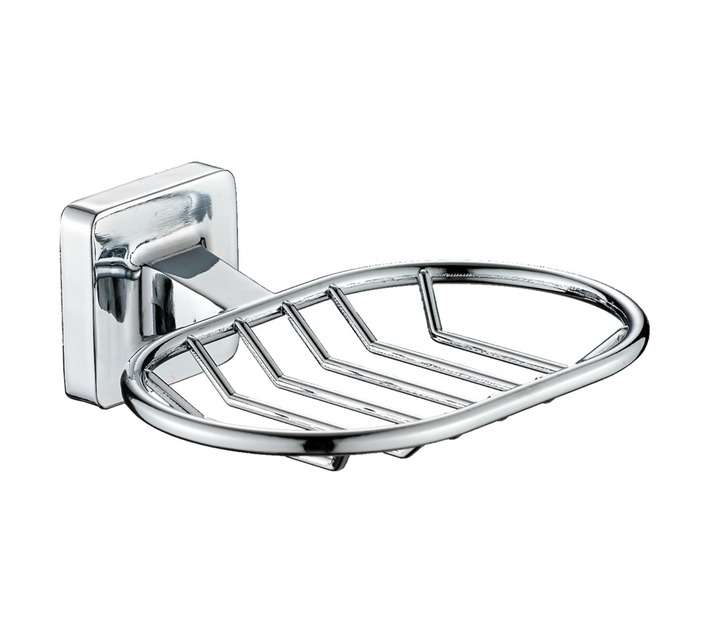 Style Chrome Soap Basket - Silver