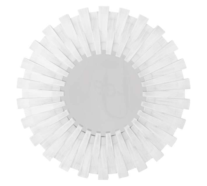 Design House Sunburst Mirror - White (490mm)