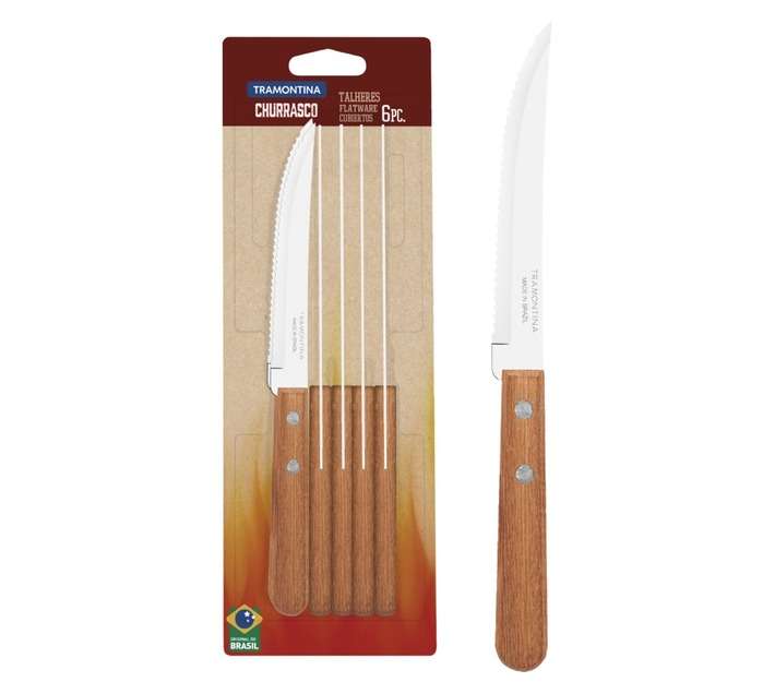 Tramontina 6 x Steak Knives