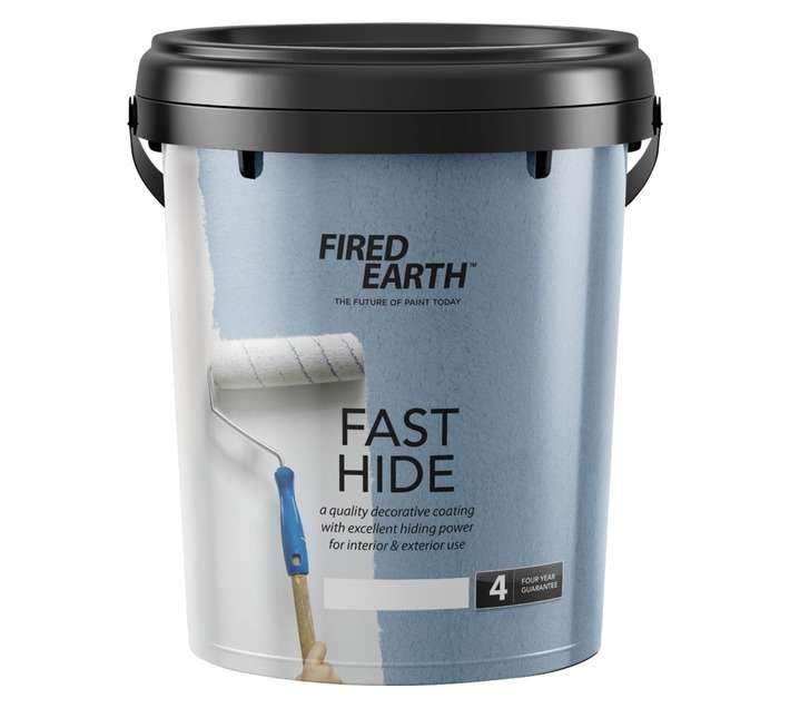 Fired Earth Fast Hide - White (20L)