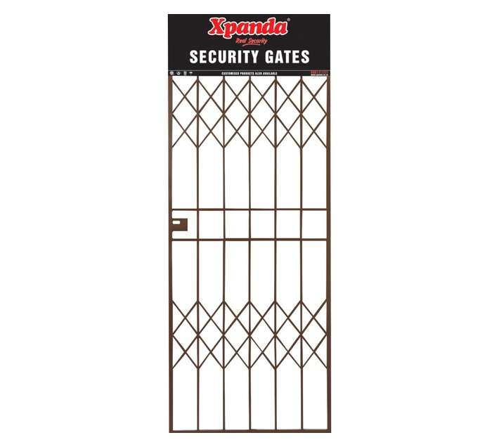 Xpanda Security Gate Trellis - Bronze (770 x 1950mm)