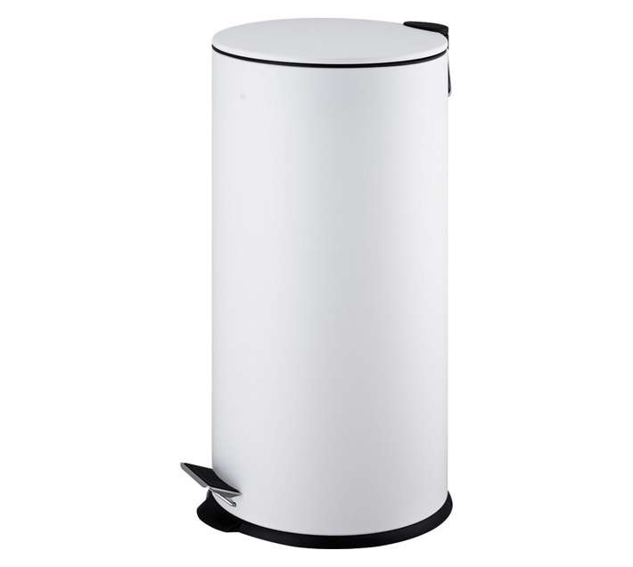 First Dutch Brand Pedal Bin - Matt White (27L)