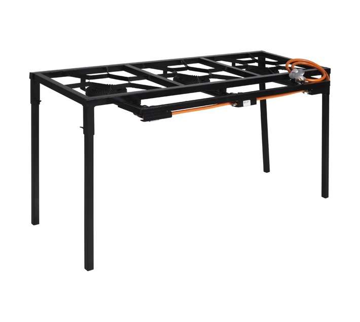 Totai 3 Pot Gas Boiling Table - Grey (1000 x 600 x 700mm)
