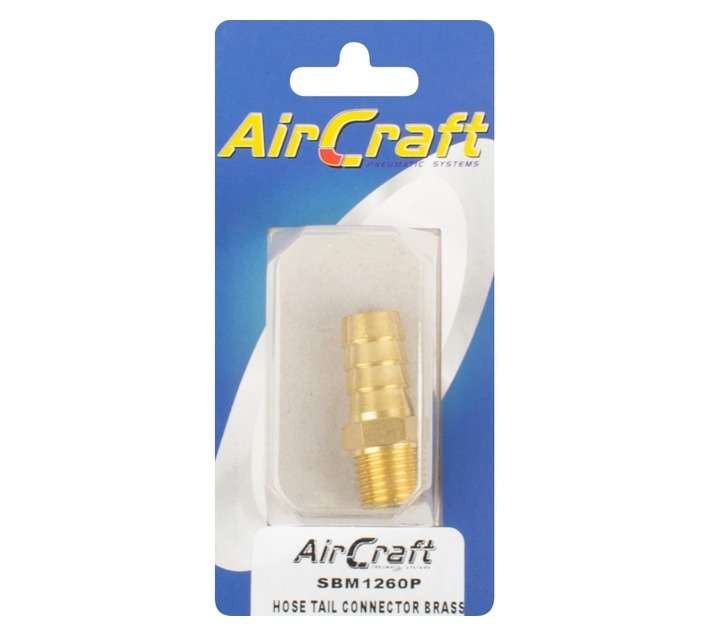 AirCraft 1/4 Inch Brass Hose Connector (12mm)