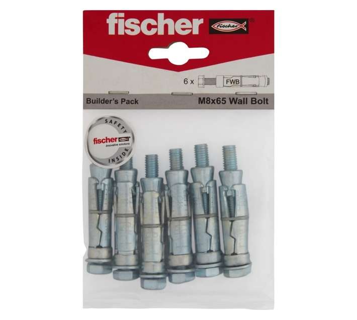 Fischer FWB M8 x 65 Wall Bolt
