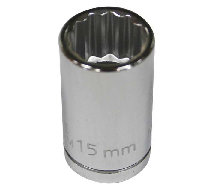 Mastercraft Â½" Drive Socket (15mm) 12 Point