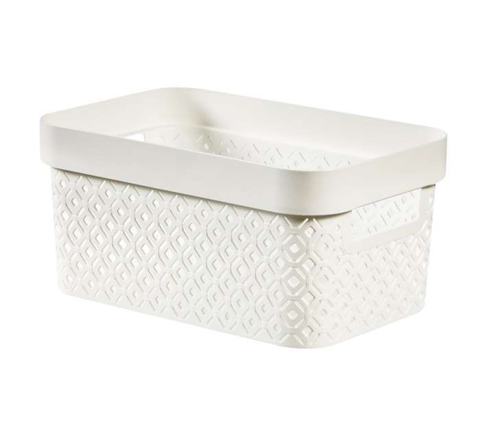 Curver by Keter Terrazzo 11L Basket - White (360 x 270 x 140mm)