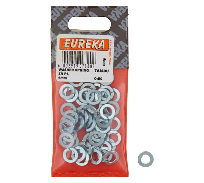 Eureka 50 x Spring Washers (6mm)