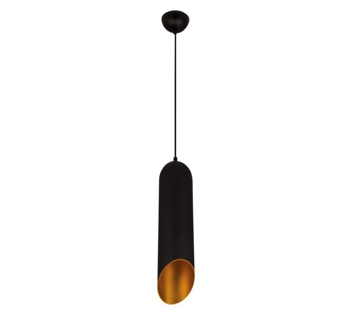 Bright Star Lighting 1 Light Cyclone Pendant - Black/Gold (60W)