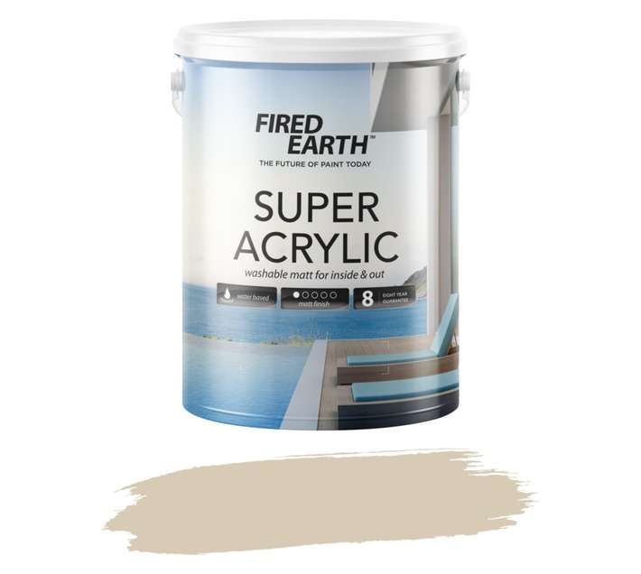 Fired Earth Inside Out Satin Acrylic - Sixes And Sevens (5L)