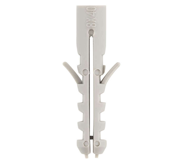 Safe Top 100 x M8 Nylon Wall Plugs (8mm)