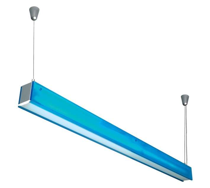 Radiant Fuzzi Pendant Light - Satin Silver (1180 x 60 x 60mm)