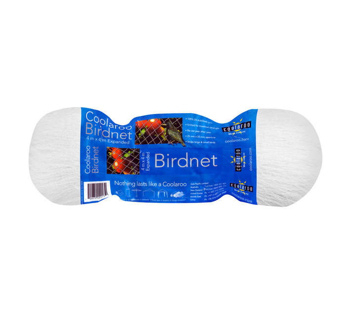 Coolaroo Bird Net - White (4000 x 4000 x 5mm)