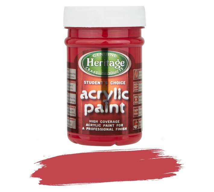 Students Choice Acrylic Paint - Red (250ml)