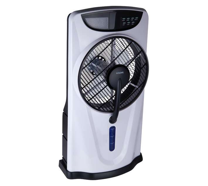 Goldair GMBFR-6112 Rechargeable Mist Box Fan - White