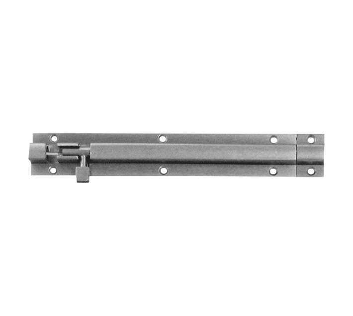 Euro Brass Barrel Bolt Straight - Satin Nickel (100x32mm)