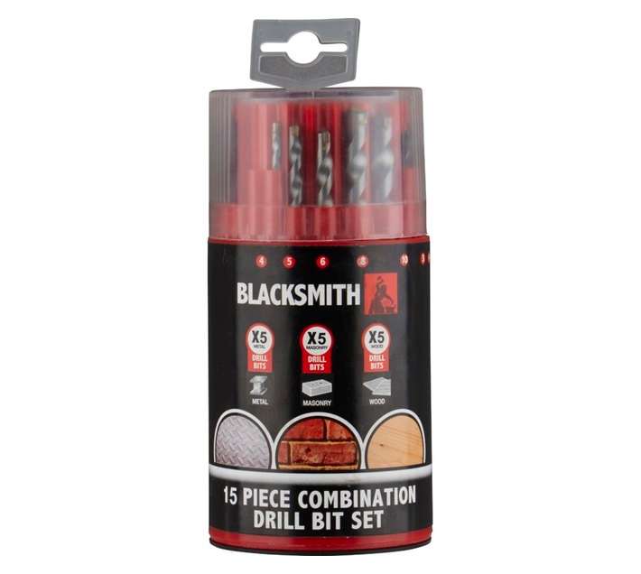 Blacksmith BS0421446 15 Piece Drill Bit Set
