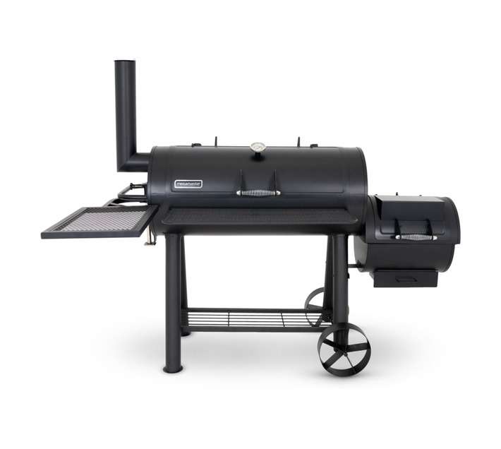 Megamaster Grill and Alpha Smoker - Black (790 x 1800 x 1370mm)