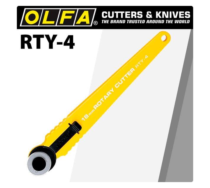Olfa Rotary Cutter - Yellow/Black (18mm)