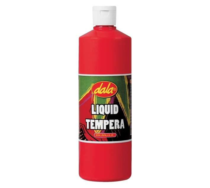Dala Liquid Tempera Paint - Red (500ml)