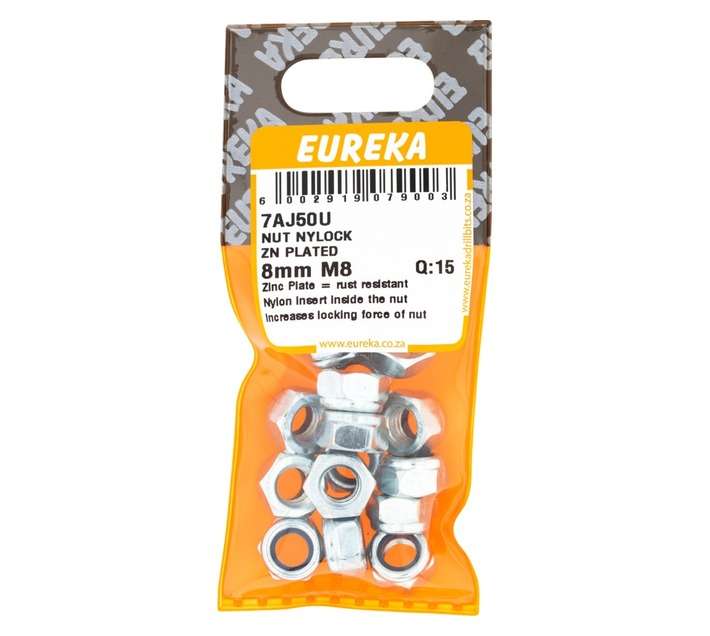 Eureka 8mm Nylock Nuts (12 Pack)