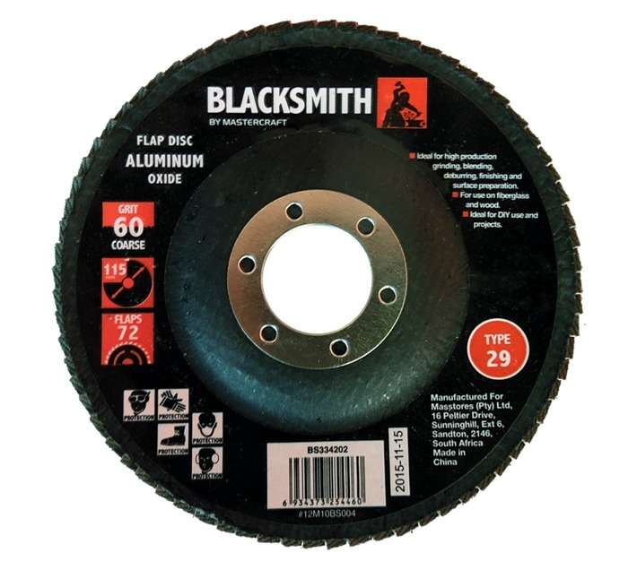 Blacksmith Alu Oxide 72f Flap Disc 60 Grit