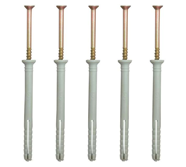 Eureka 6T90 6 x 70mm Nail In Nylon Countersunk (5 Pack)