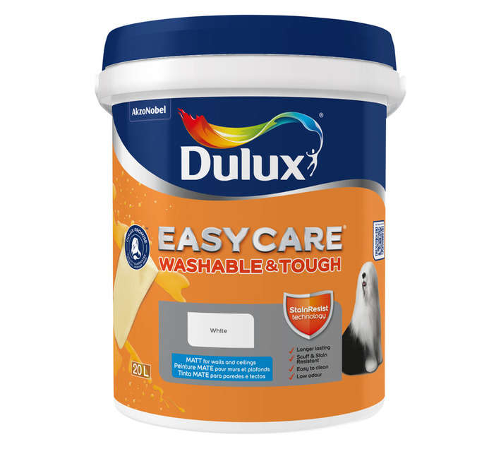 Dulux Easycare Washable Matt - White (20L)