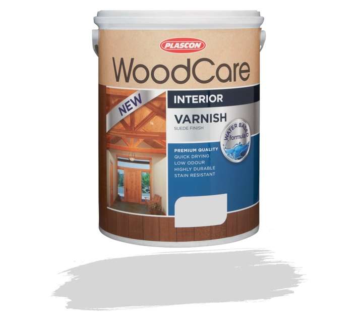 Plascon WoodCare Varnish Ultra Suede - Clear (5L)