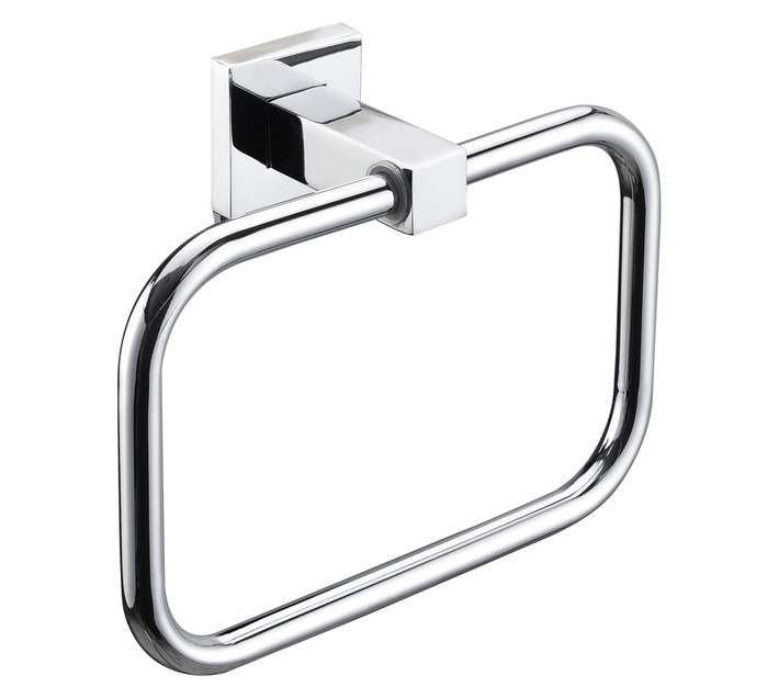Lusso Verde Towel Ring - Chrome (220 x 30 x 275mm)