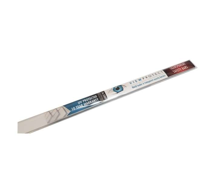 ViewProtect Burglar Bar Strip - Transparent (2000 x 30 x 6mm)