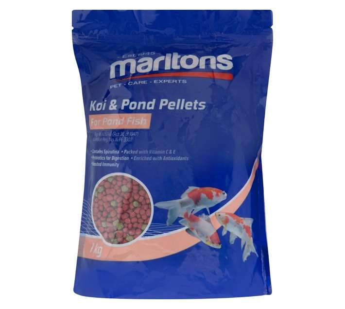 Marltons 4mm Large Pond Pellets (1kg)