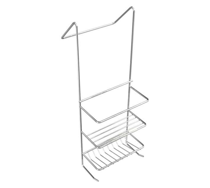 Steelcraft Stainless Steel Small Hook Over Shower Caddy (165 x 160 x 440mm)
