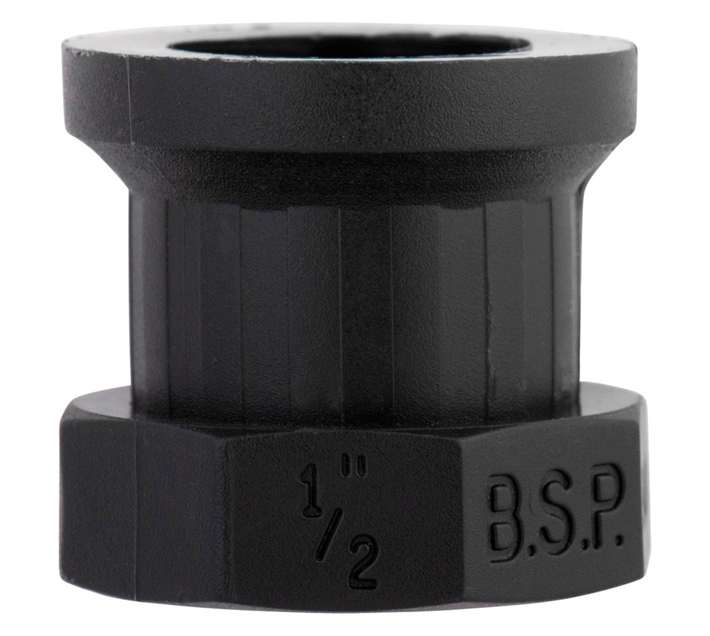 Emjay Female Treaded End Plugs - Black (15mm)