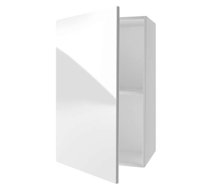 Home and Kitchen Gloss Top Cabinet Unit - White (450 x 300 x 720mm)