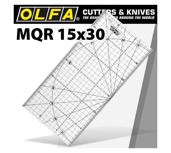Olfa Metric Quilt Ruler (150 x 300mm)