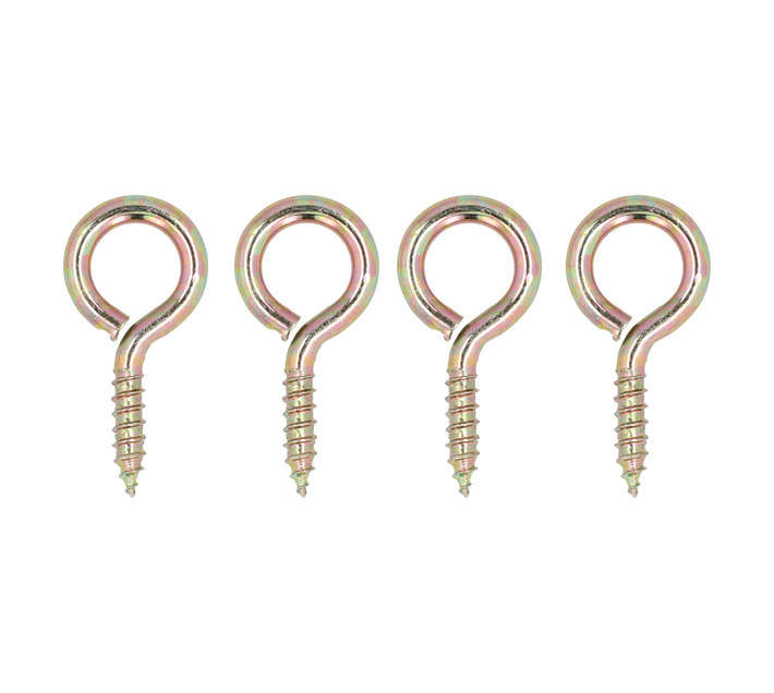 Dejay Screw Eyes Number 14 - Yellow (4 Pack)
