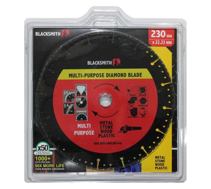 Blacksmith BS052022 Multi-Purpose Segmented Diamond Blade (230mm)