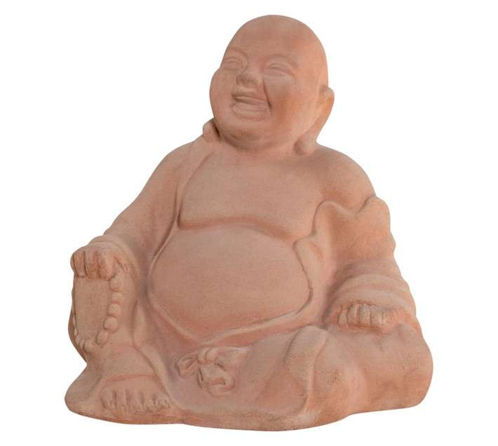 FDB Lucky Buddha Ornament - Terracotta (360 x 300 x 340mm)