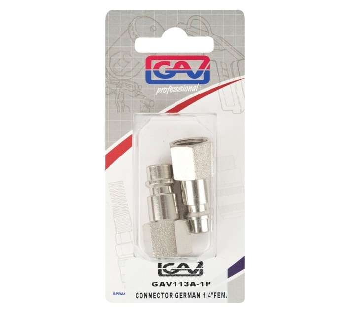 GAV GAV113A/1P Female Connector (1/4 Inch)