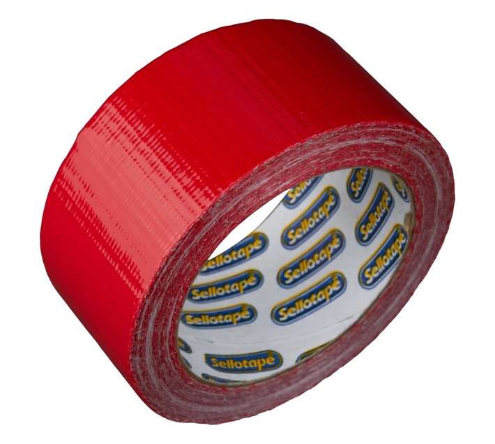 Sellotape Duct Tape - Red (5000 x 48 x 115mm)