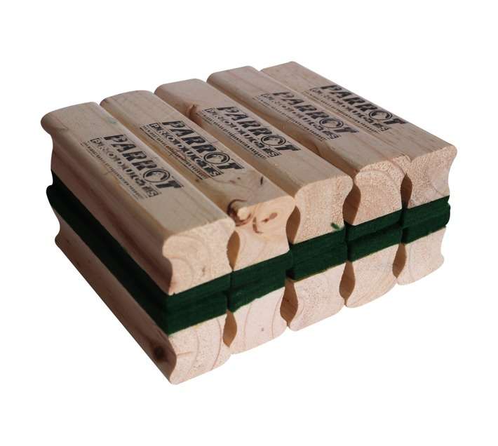 Parrot Products BA0116B 10 x Chalk Board Dusters - Green (150 x 35mm)