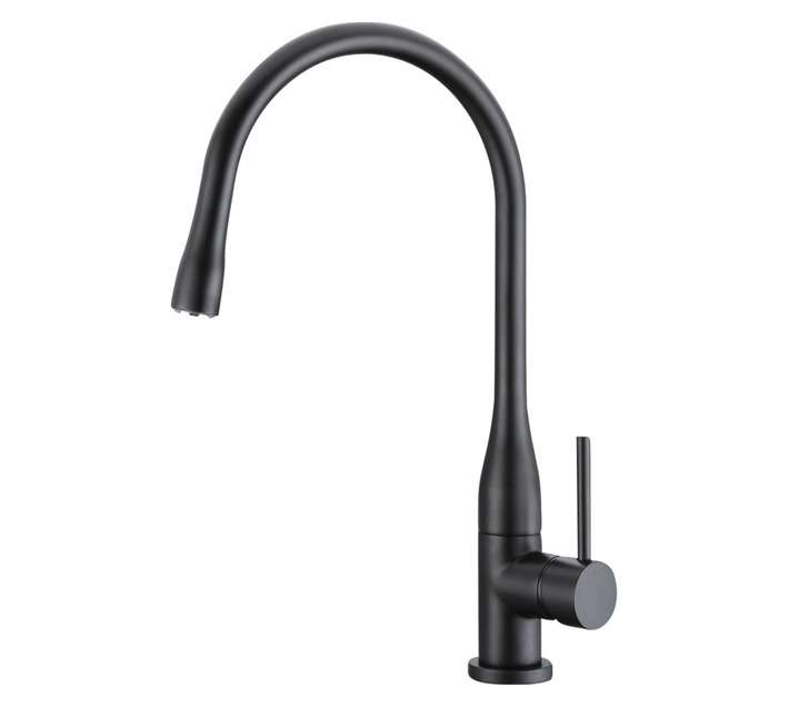 Bijiou Cher Kitchen Sink Mixer - Matt Black