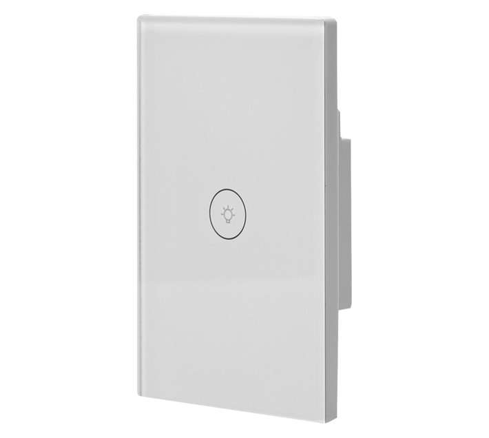 Qualitel 1-Gang Smart Wi-Fi Light Switch - White (76 x 28 x 120mm)