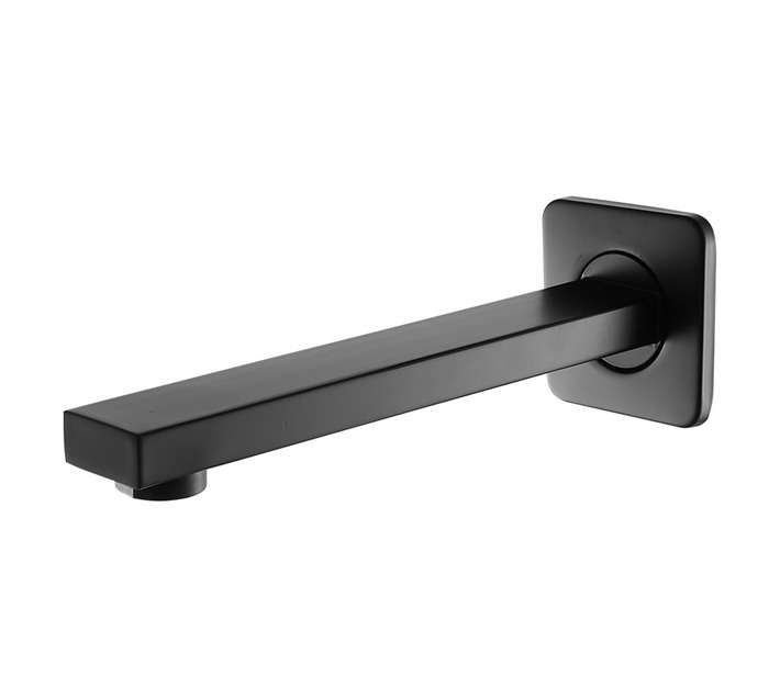 Lusso PP825LUXSQBL Roya Square Shower Arm - Black
