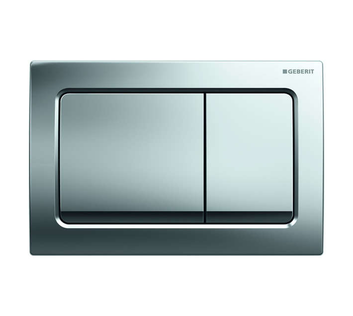 Geberit Square Actuator Plate - Bright Chrome