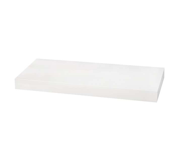 FLOATING SHELF 295X195X30MM WHT