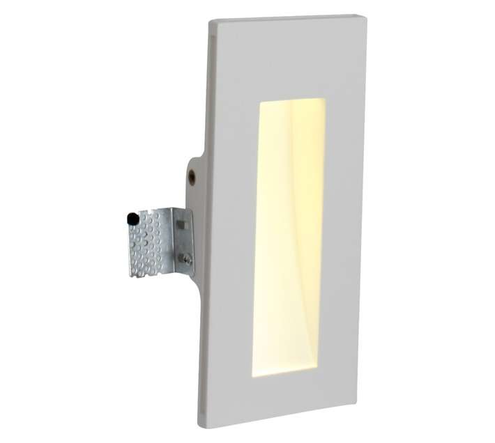 Eurolux Recess Wall Light - White (105 x 245mm)