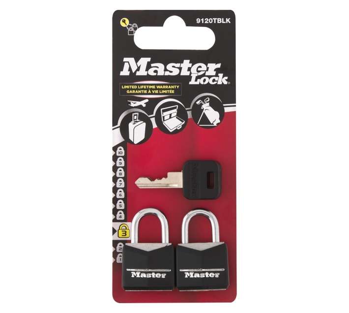 Mackie Padlock 2 Pack Keyed Alike - Aluminium Cover(20mm)