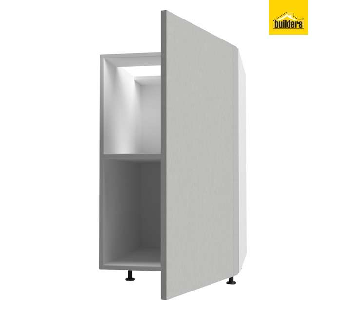 Home and Kitchen Melamine Base Cabinet Unit - Stone Grey (450 x 560 x 720mm)